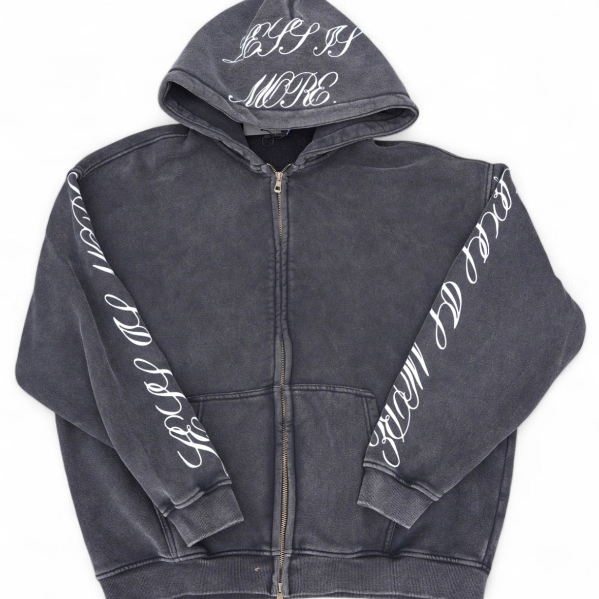 Zipper Grey/ White