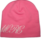 Pink LESS IS MORE Beanie