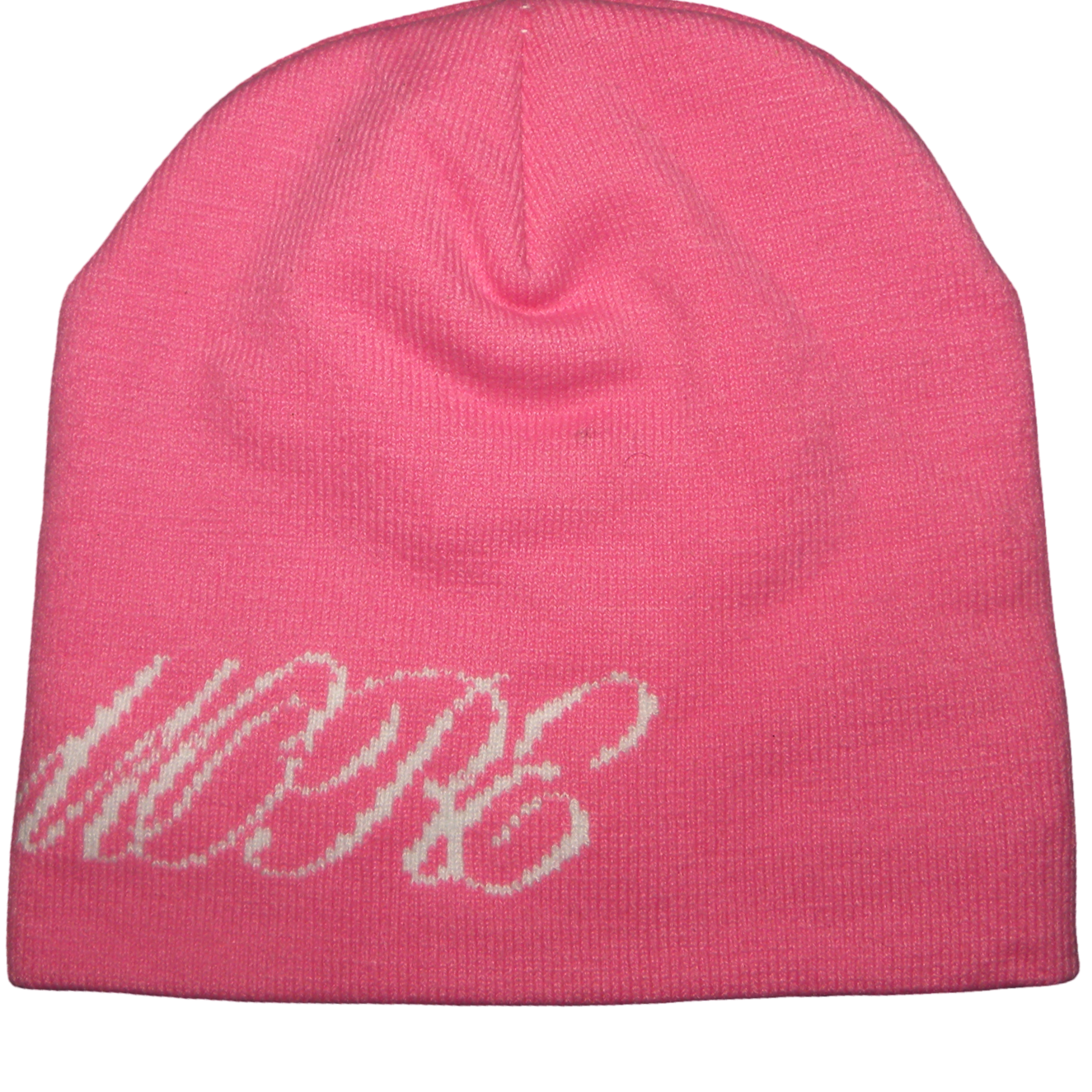 Pink LESS IS MORE Beanie