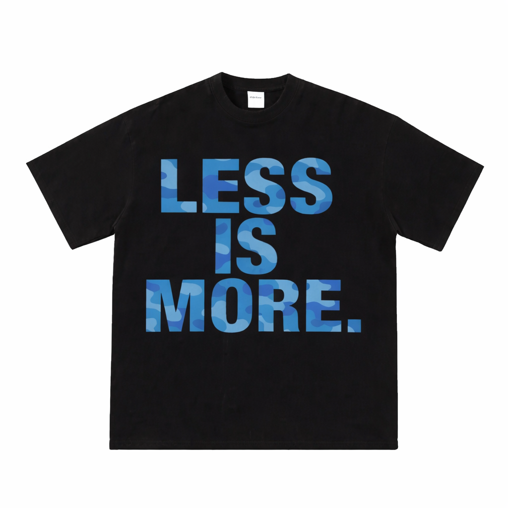 MINIMALIST BLUE CAMO TEE