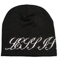 Black LESS IS MORE Beanie