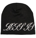 Black LESS IS MORE Beanie