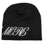 Black LESS IS MORE Beanie