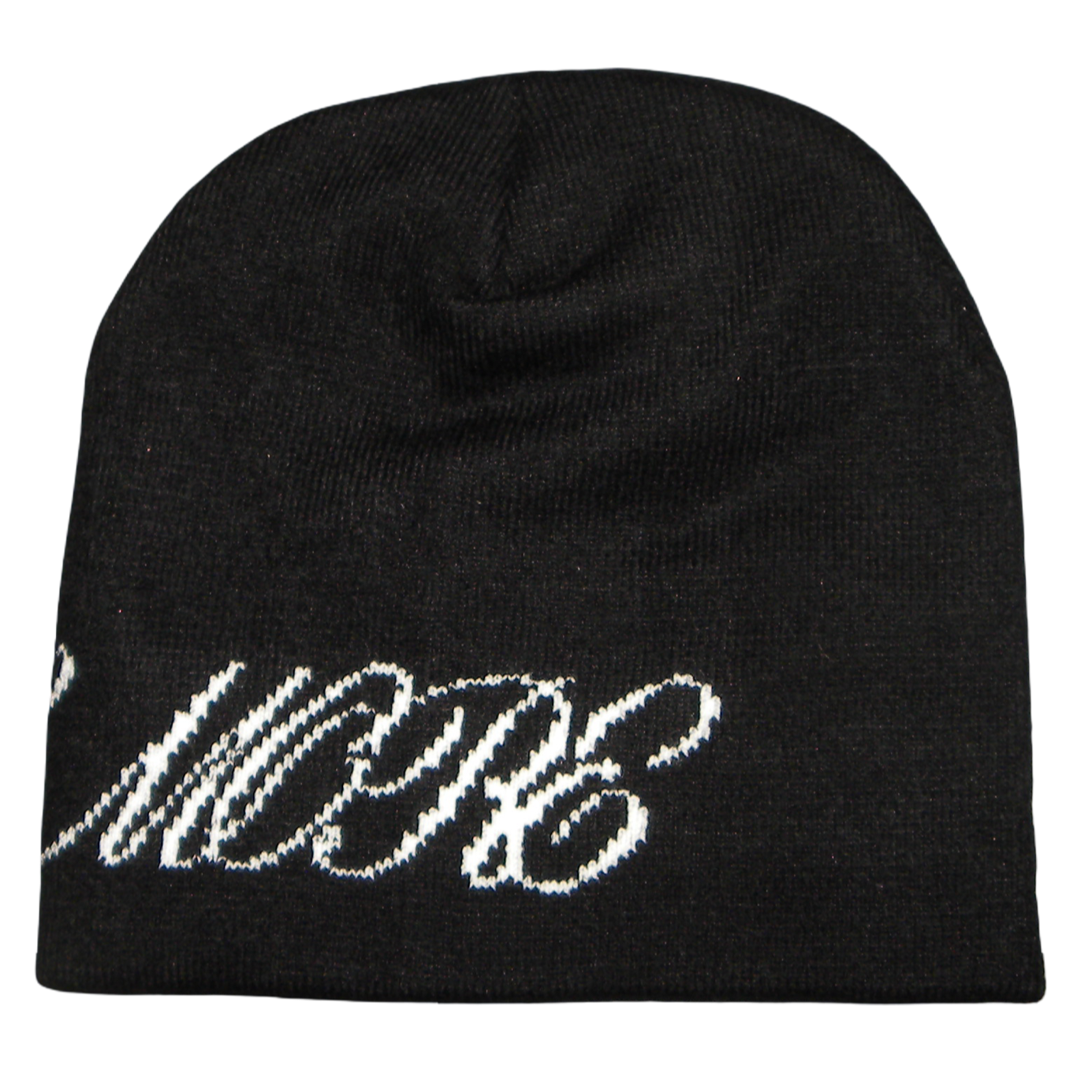 Black LESS IS MORE Beanie