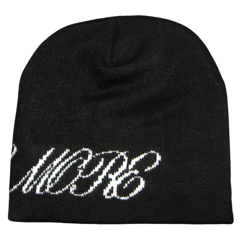 Black LESS IS MORE Beanie