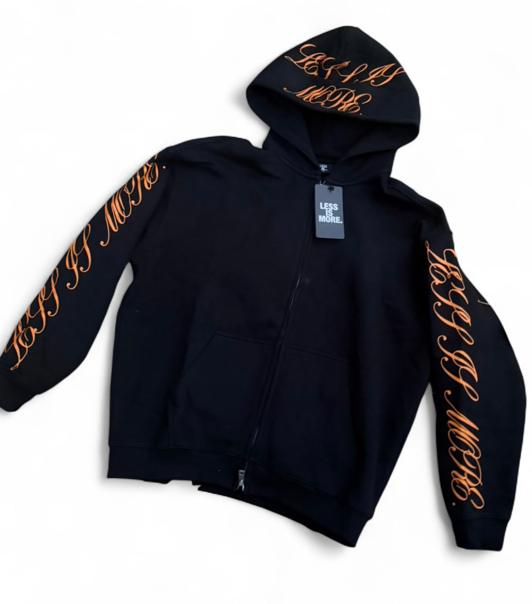 Black/orange Zipper