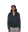 Black Washed Zipper