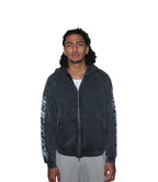 Black Washed Zipper