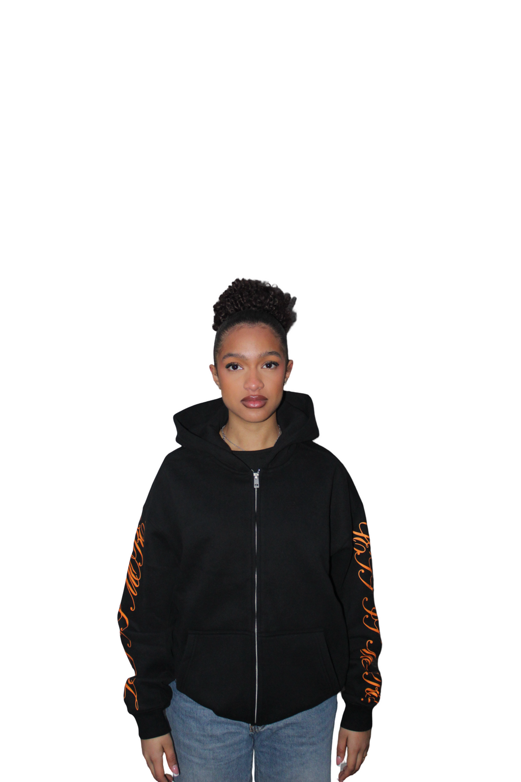 Black/orange Zipper