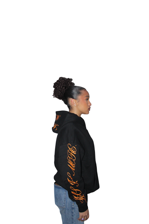 Black/orange Zipper