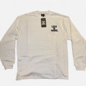 T-Shirt white long sleeve